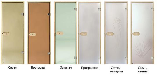 Двери Harvia со стеклянным полотном